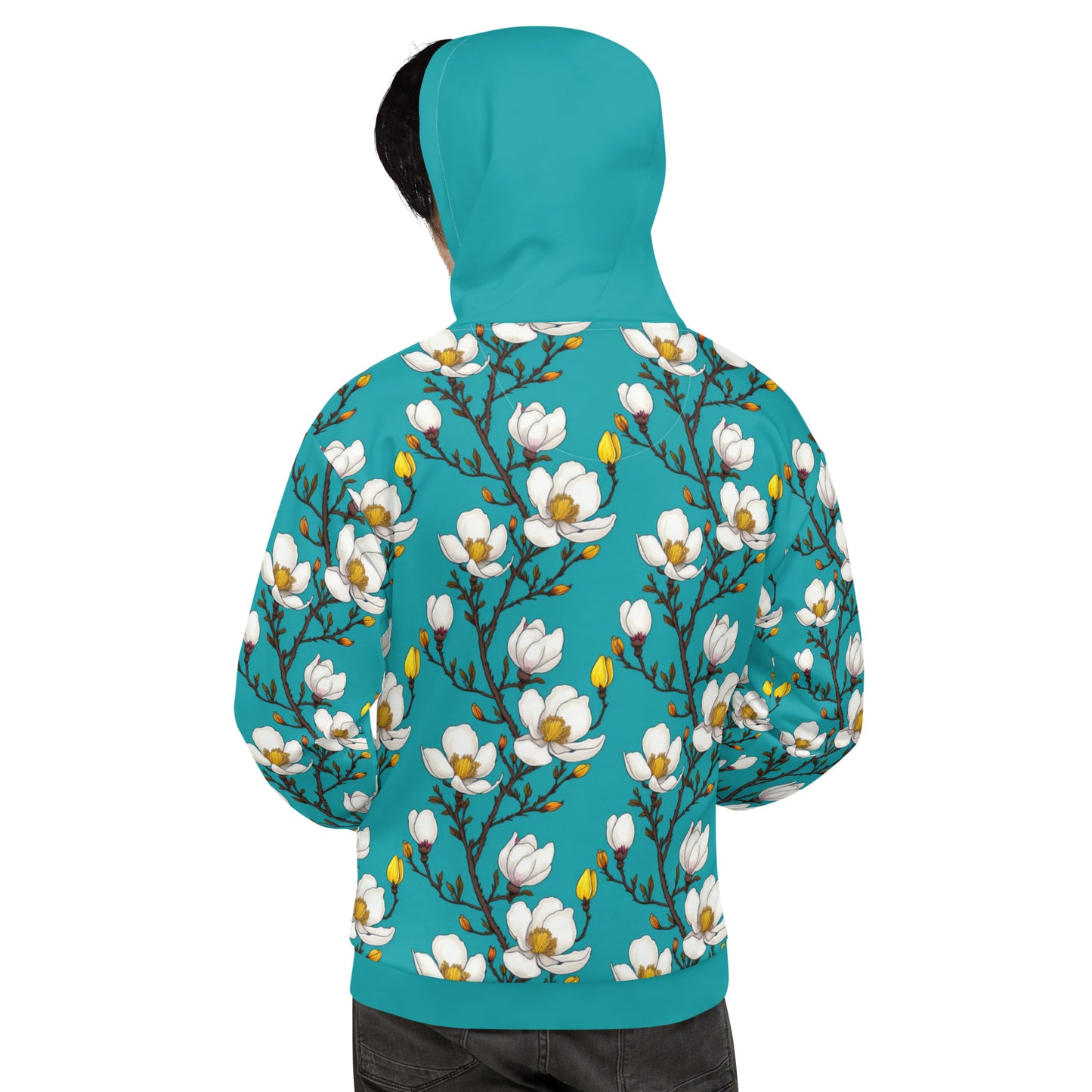 Magnolia Blossoms Eco-Hoodie