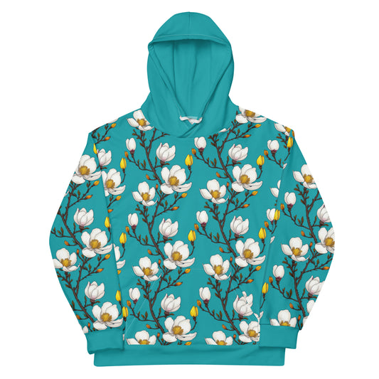 Magnolia Blossoms Eco-Hoodie