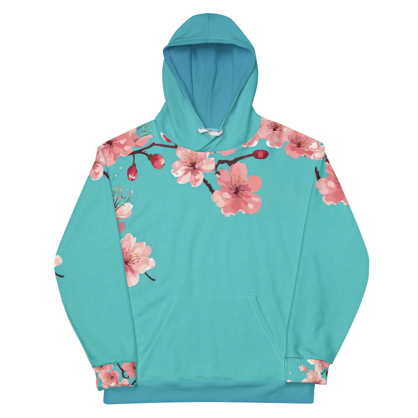 Pink Petals Eco-Hoodie