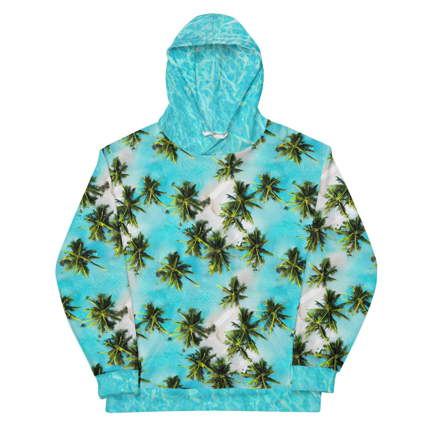 Aqua Palms Eco-Hoodie