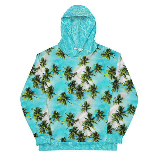 Aqua Palms Eco-Hoodie