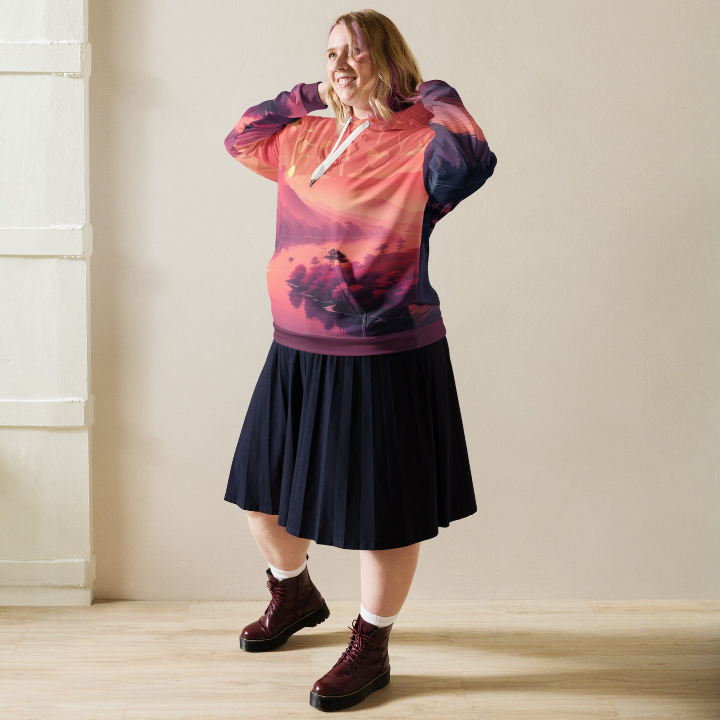 Sunset Serenade Eco-Hoodie