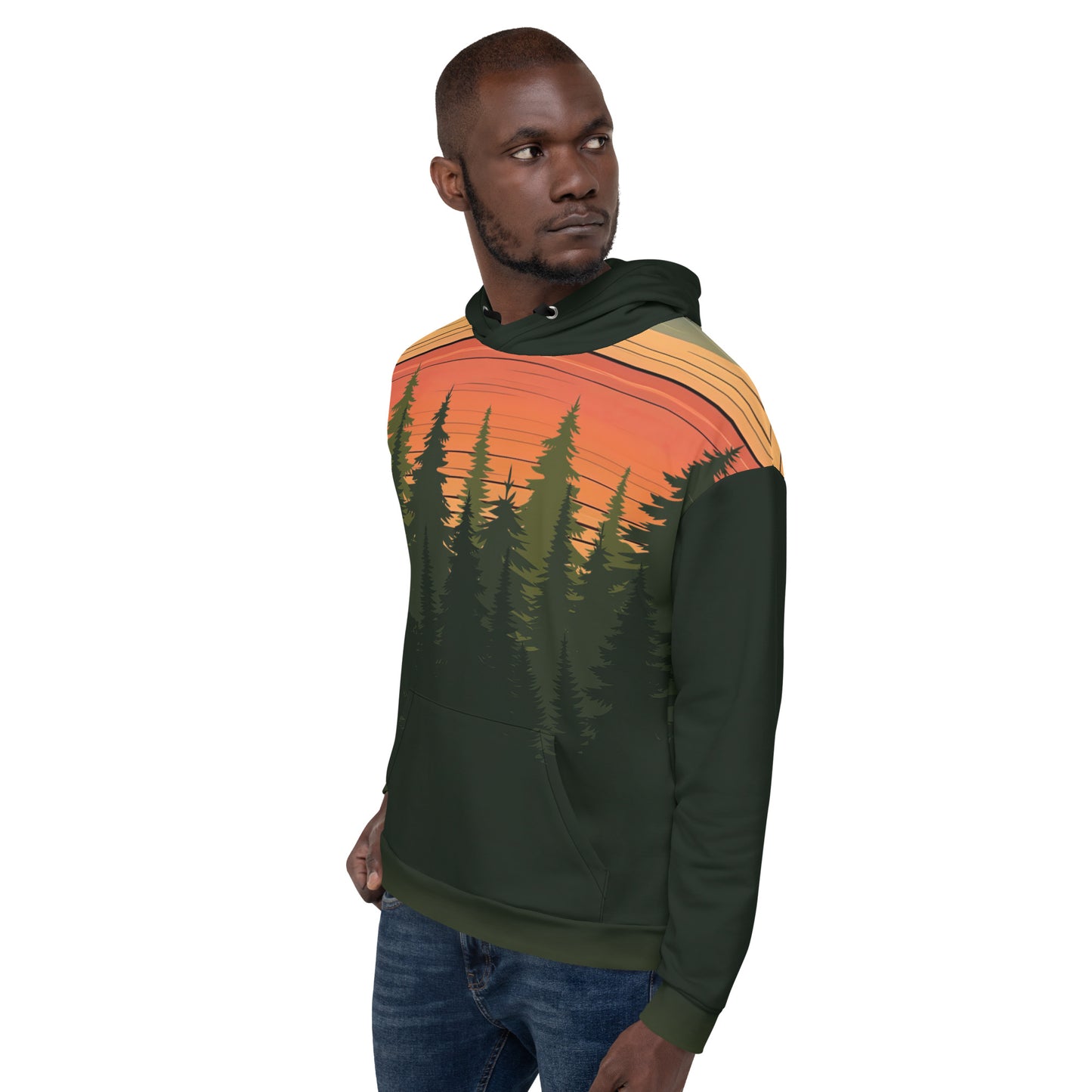 Alpine Sunset Eco-Hoodie