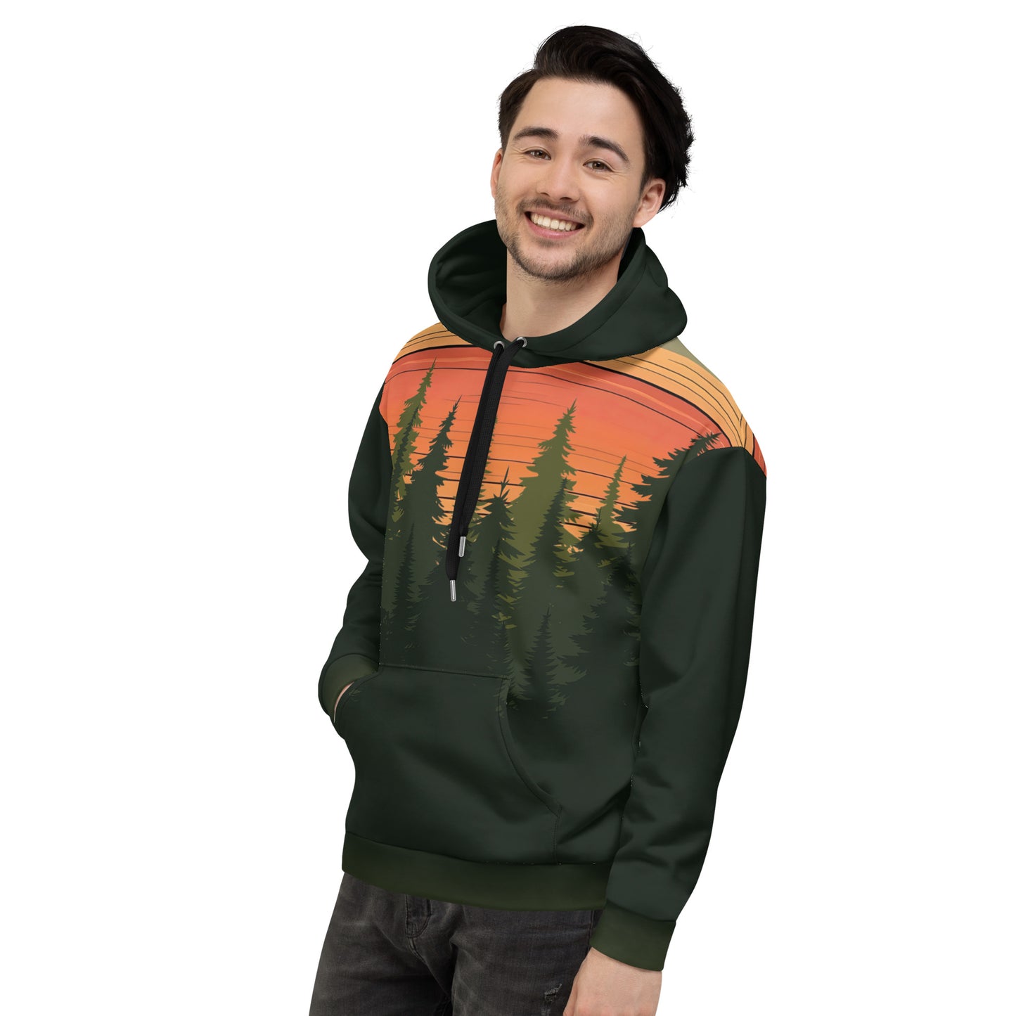 Alpine Sunset Eco-Hoodie