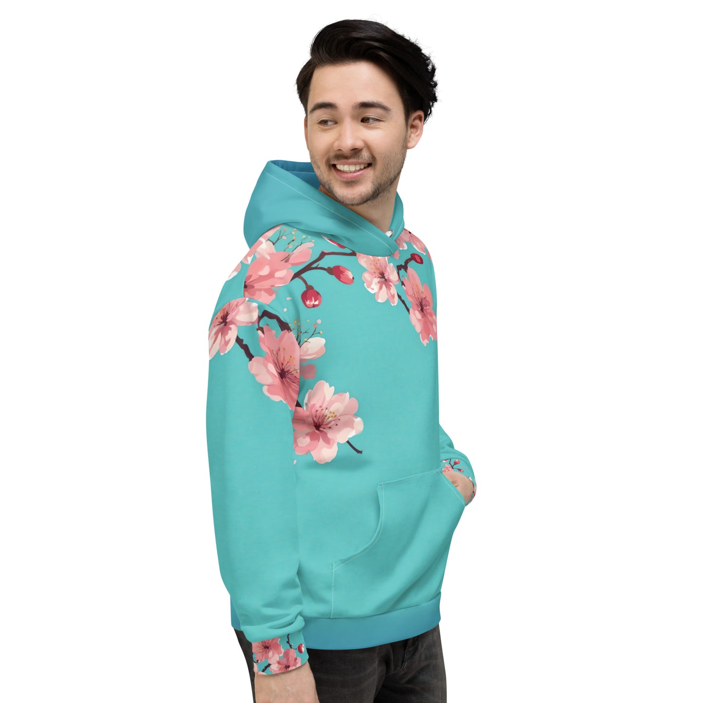 Pink Petals Eco-Hoodie