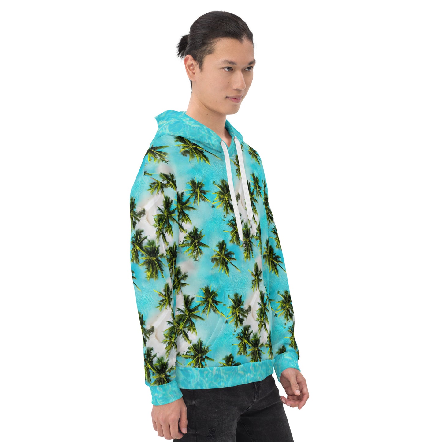 Aqua Palms Eco-Hoodie