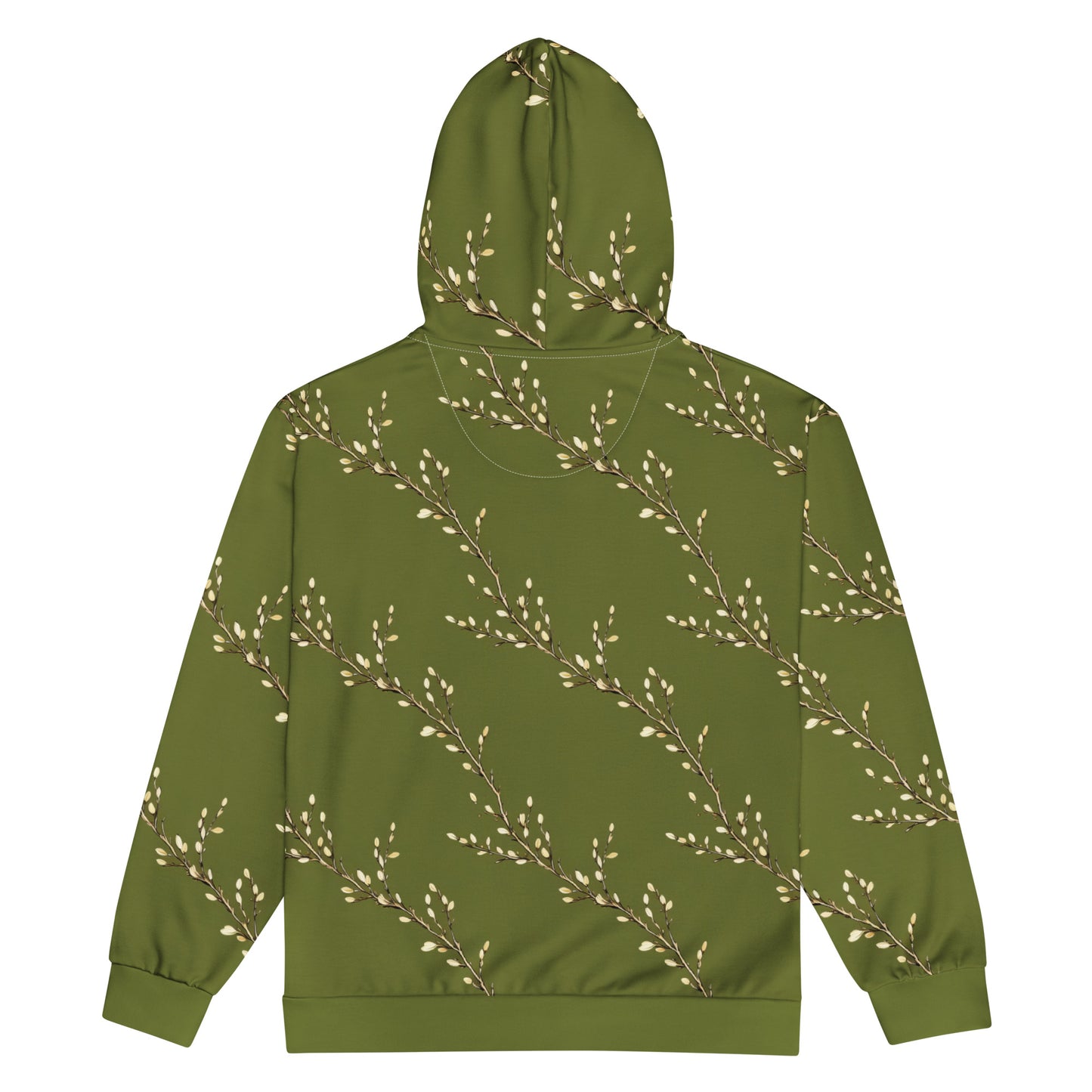 Olive Branch ZipUp Eco-Hoodie