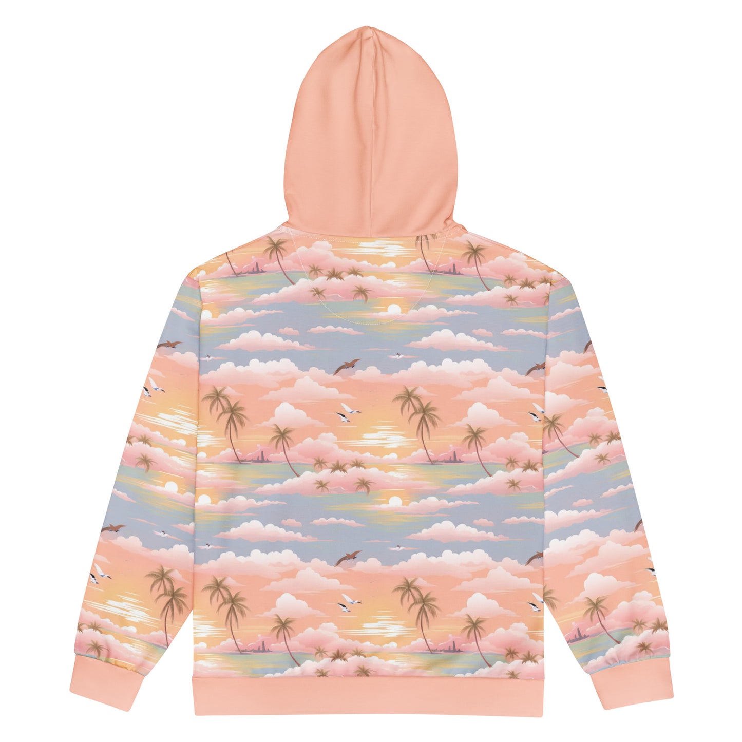 Pink Cloud ZipUp Eco-Hoodie