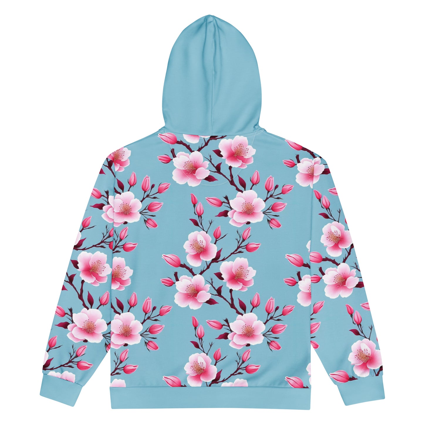 Cherry Spring ZipUp Eco-Hoodie