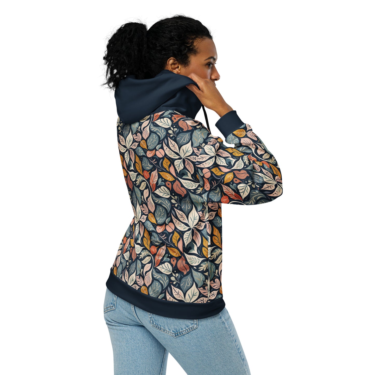 Matisse Leaves Zipup Eco-Hoodie