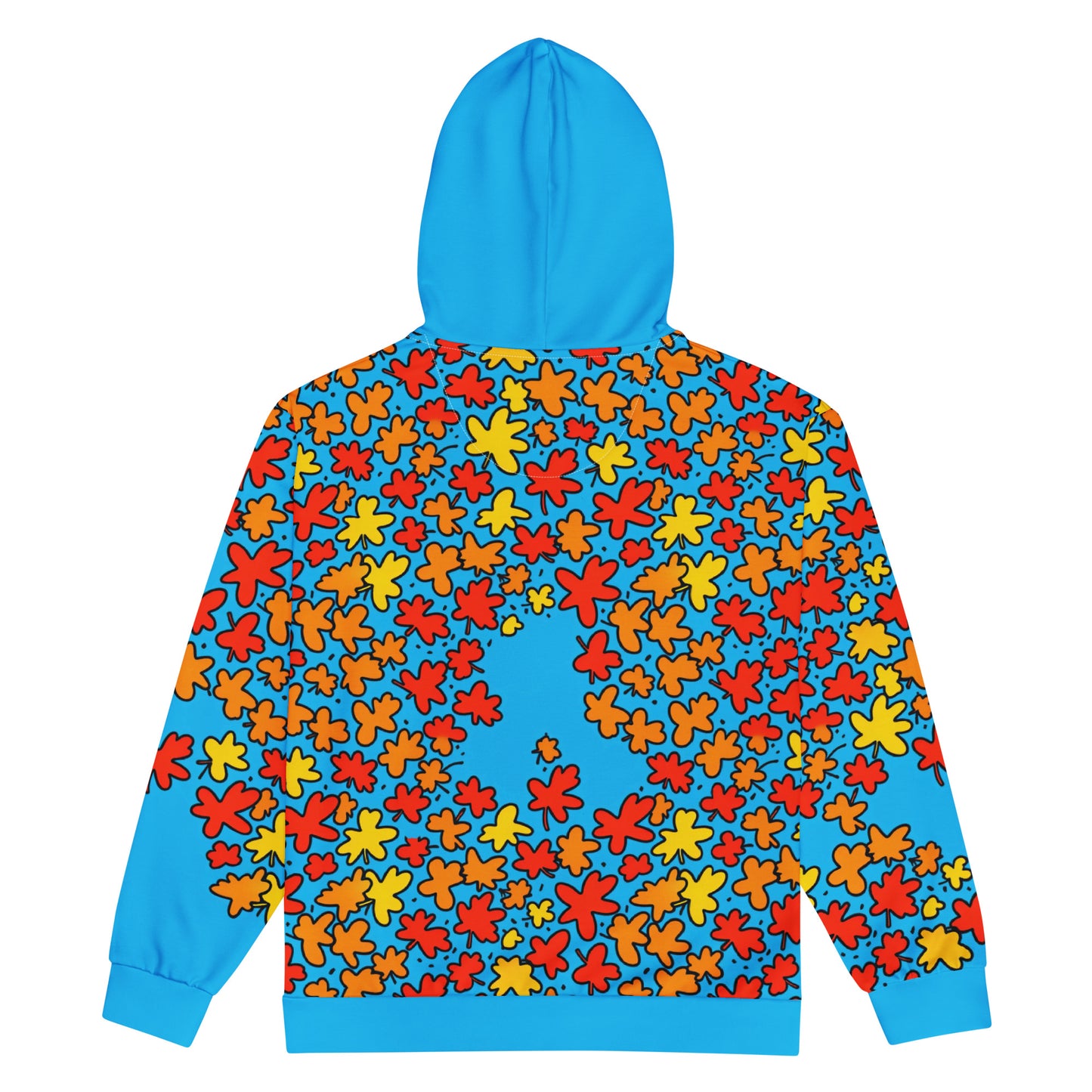 Autumn Pop ZipUp Eco-Hoodie