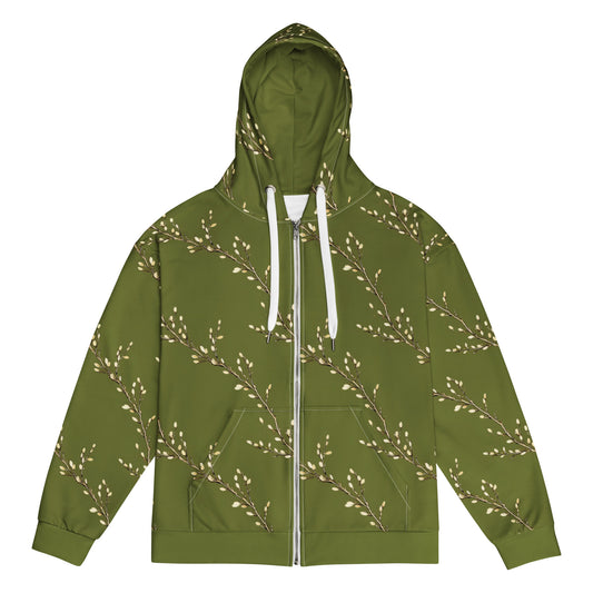 Olive Branch ZipUp Eco-Hoodie