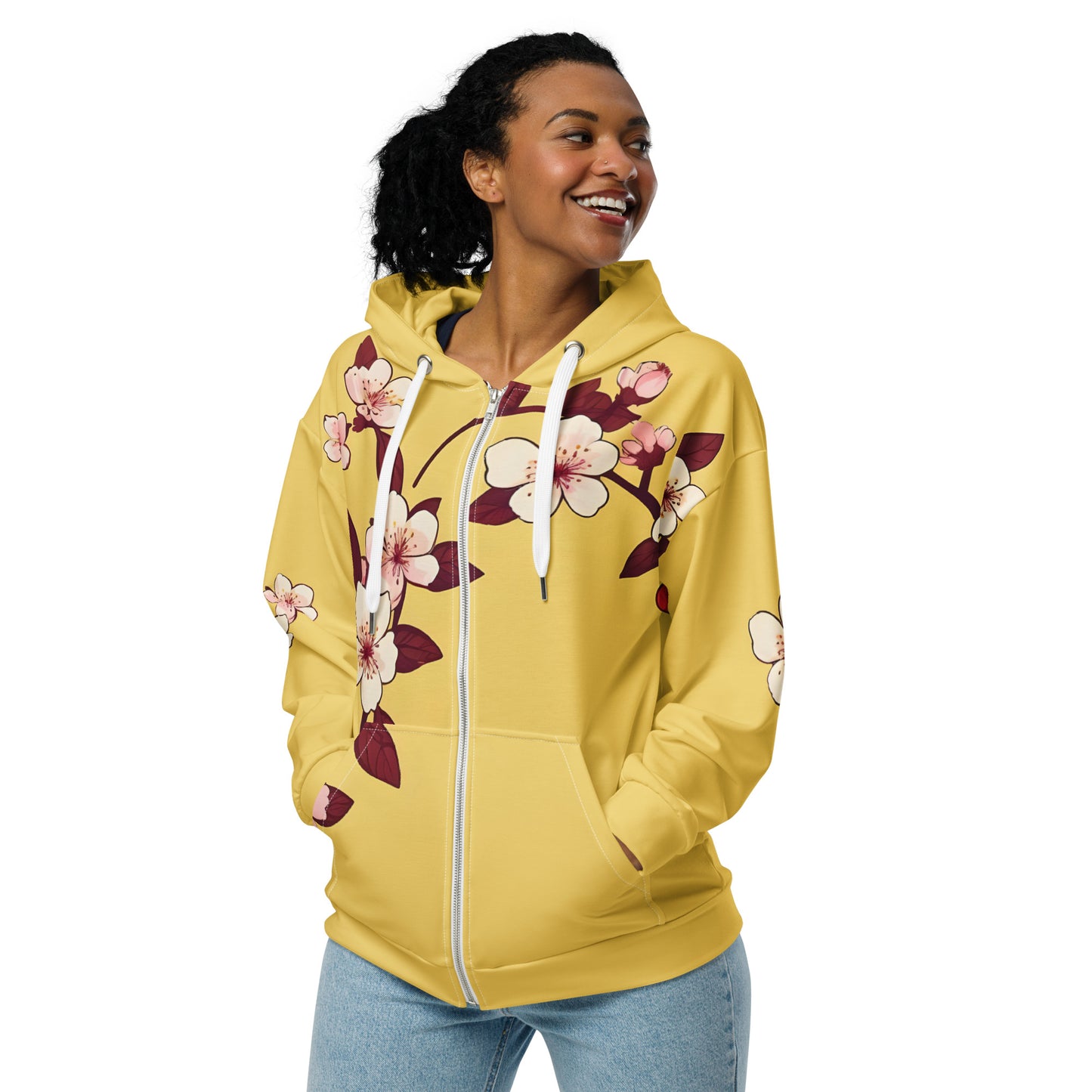 Sunkist Zip ZipUp Eco-Hoodie