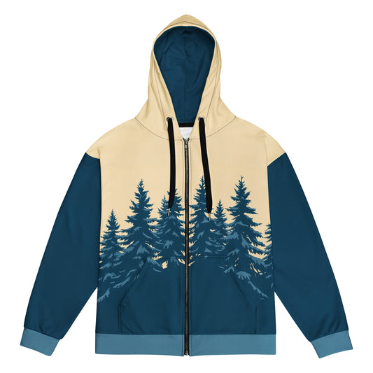 Pine Horizon ZipUp Eco-Hoodie