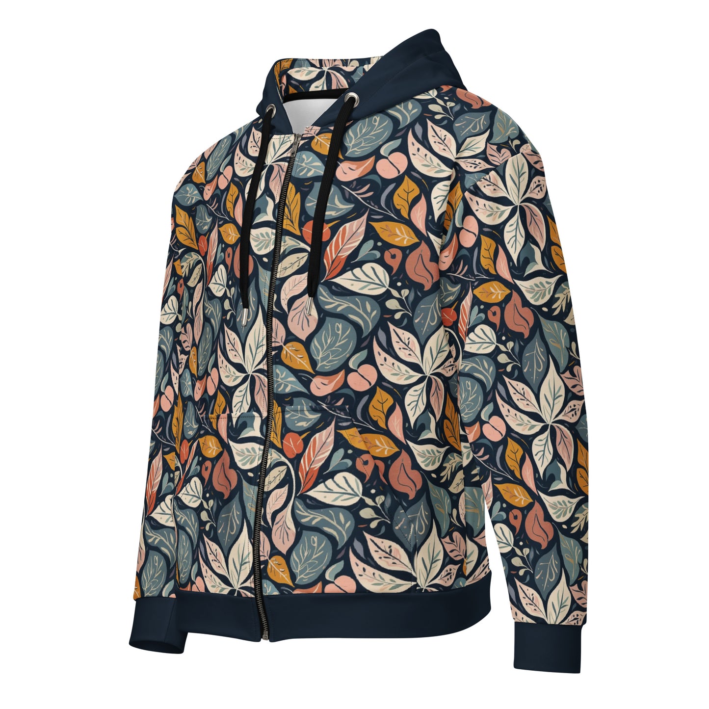 Matisse Leaves Zipup Eco-Hoodie