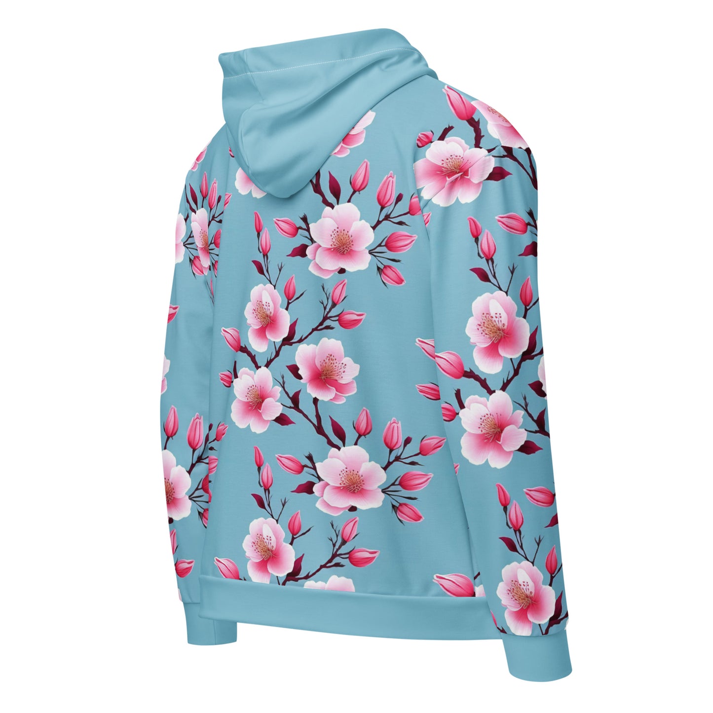 Cherry Spring ZipUp Eco-Hoodie