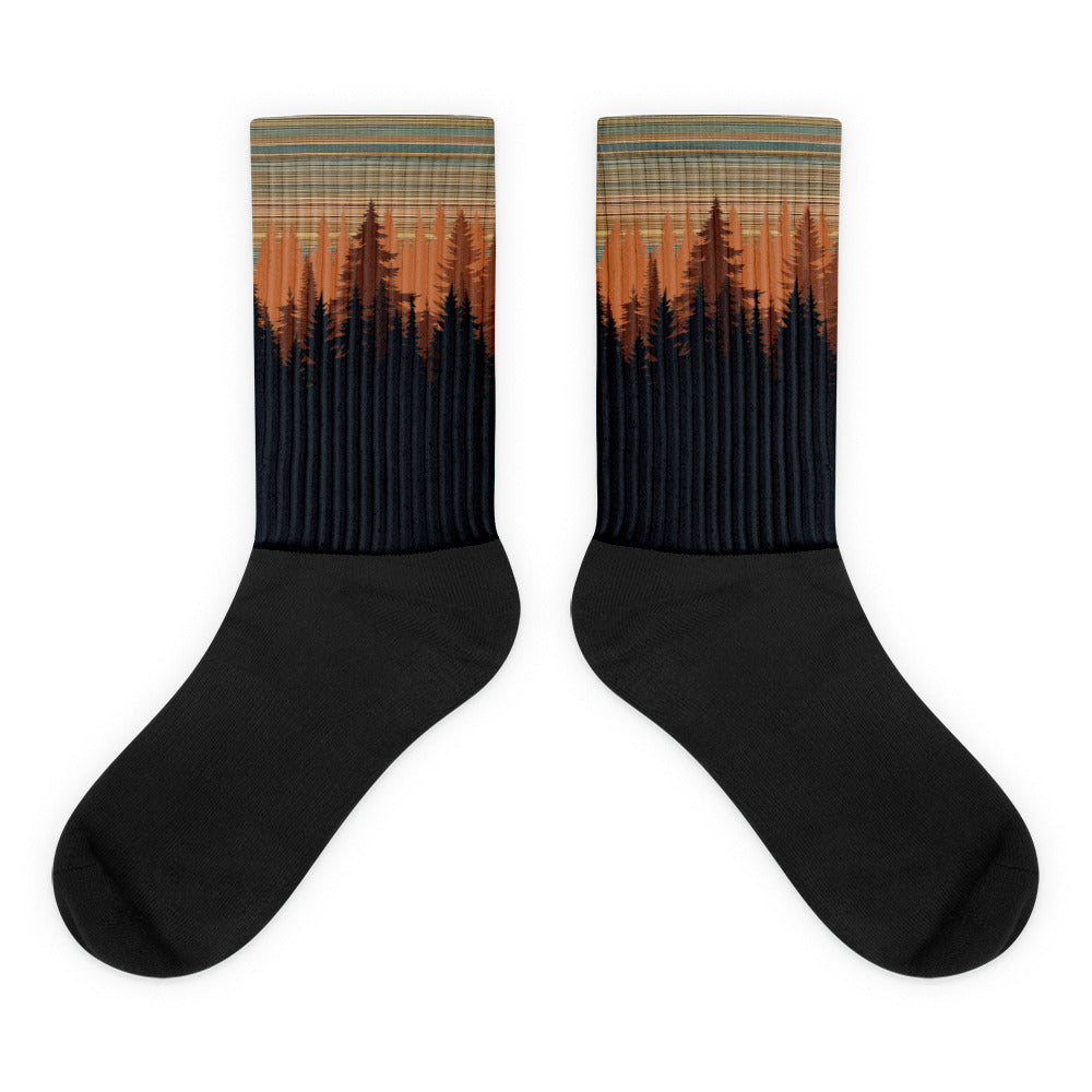 Fire Firs Socks