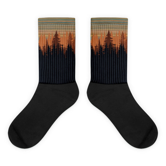 Fire Firs Socks