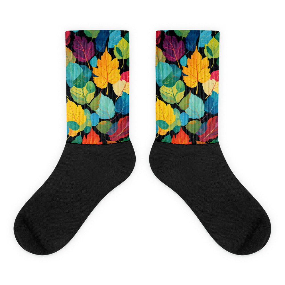 Fall Burst Socks