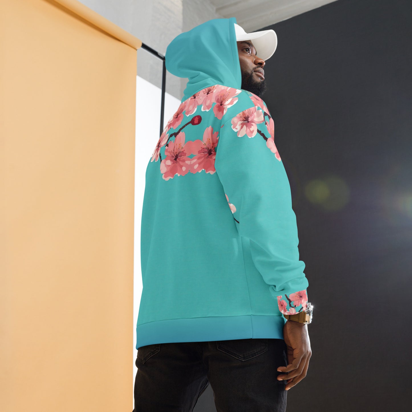 Pink Petals Eco-Hoodie