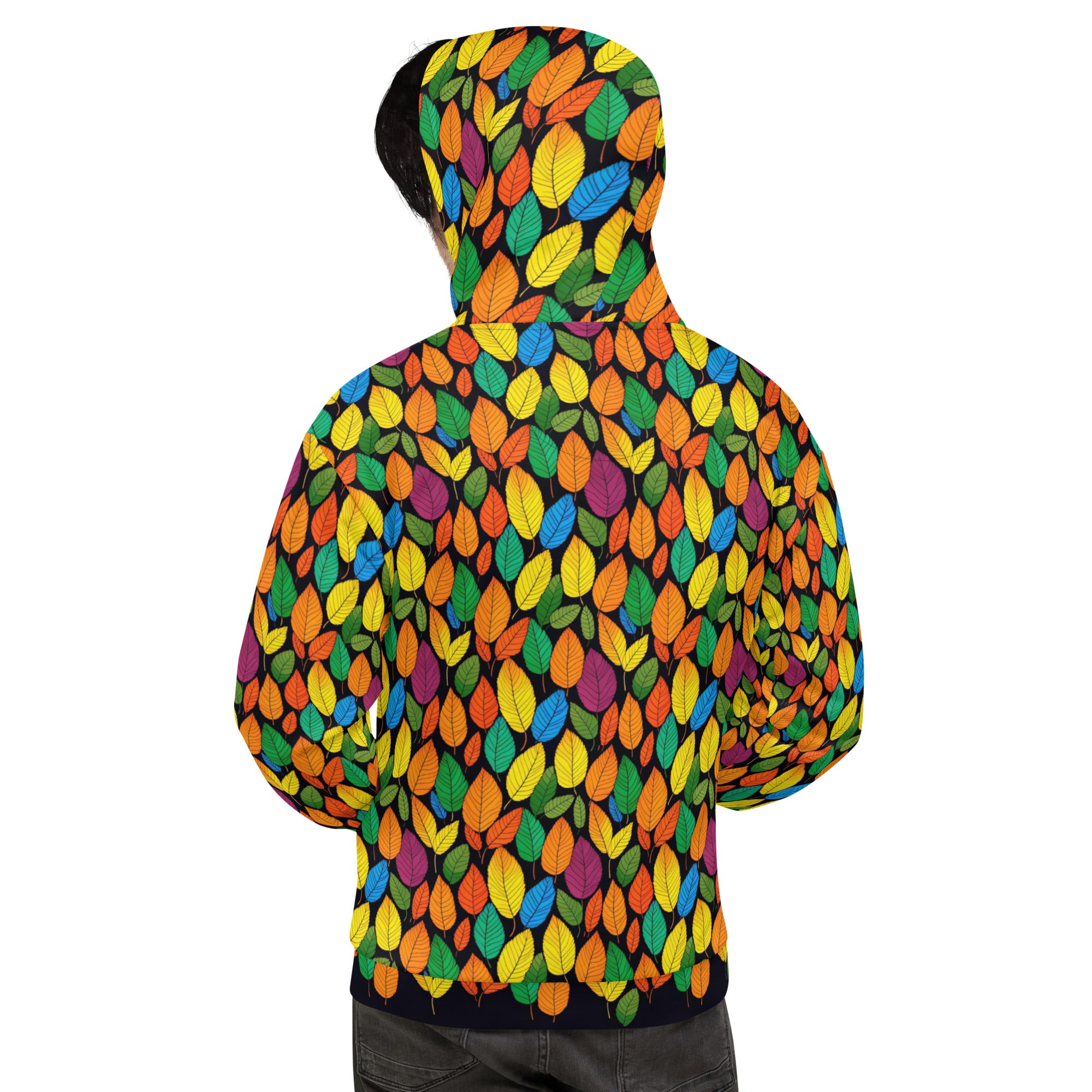 Rainbow Leaf Eco-Hoodie