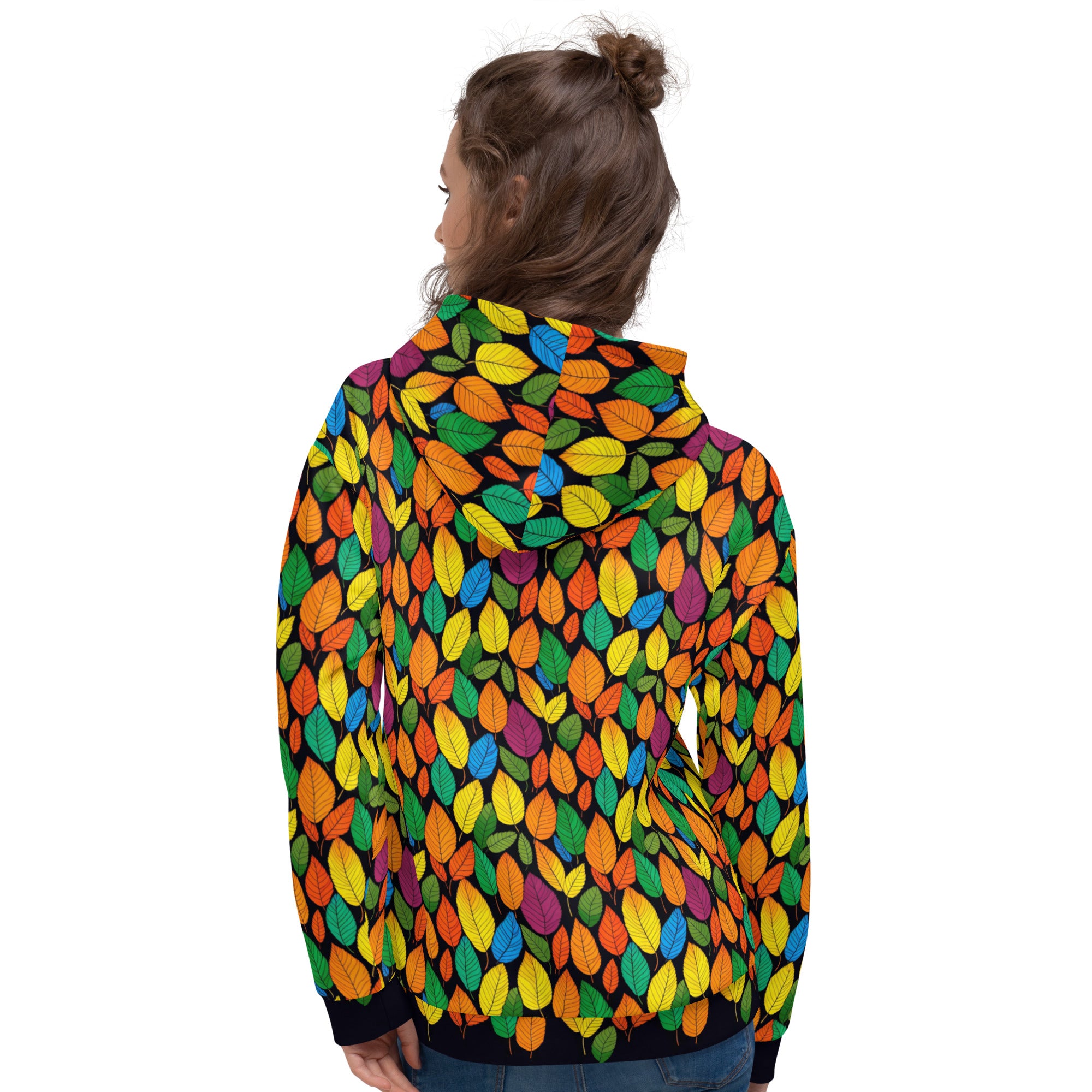 Rainbow Leaf Eco-Hoodie