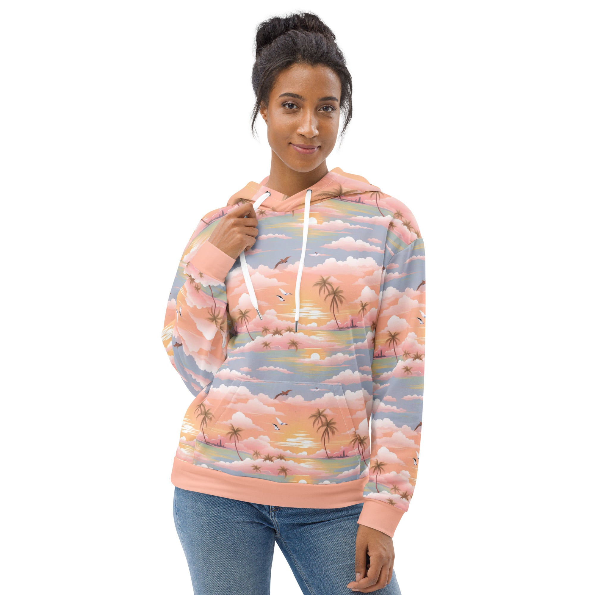 Pink Cloud Eco-Hoodie