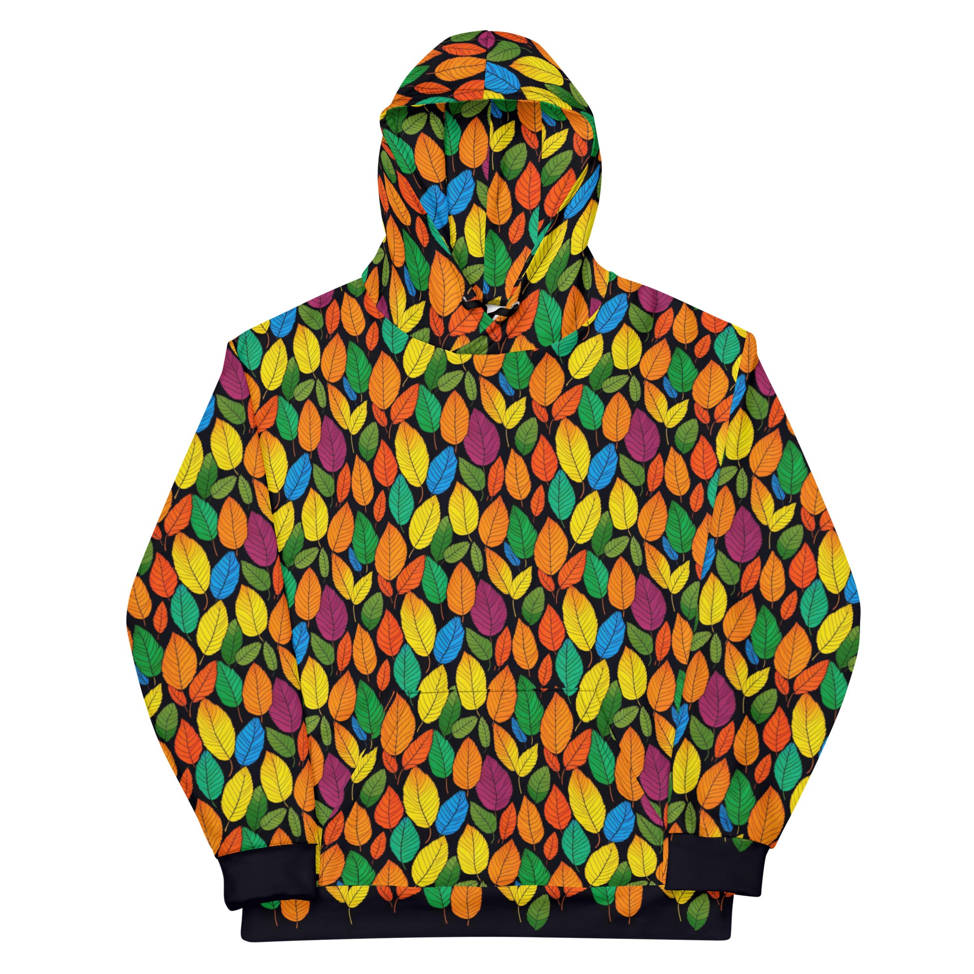 Rainbow Leaf Eco-Hoodie