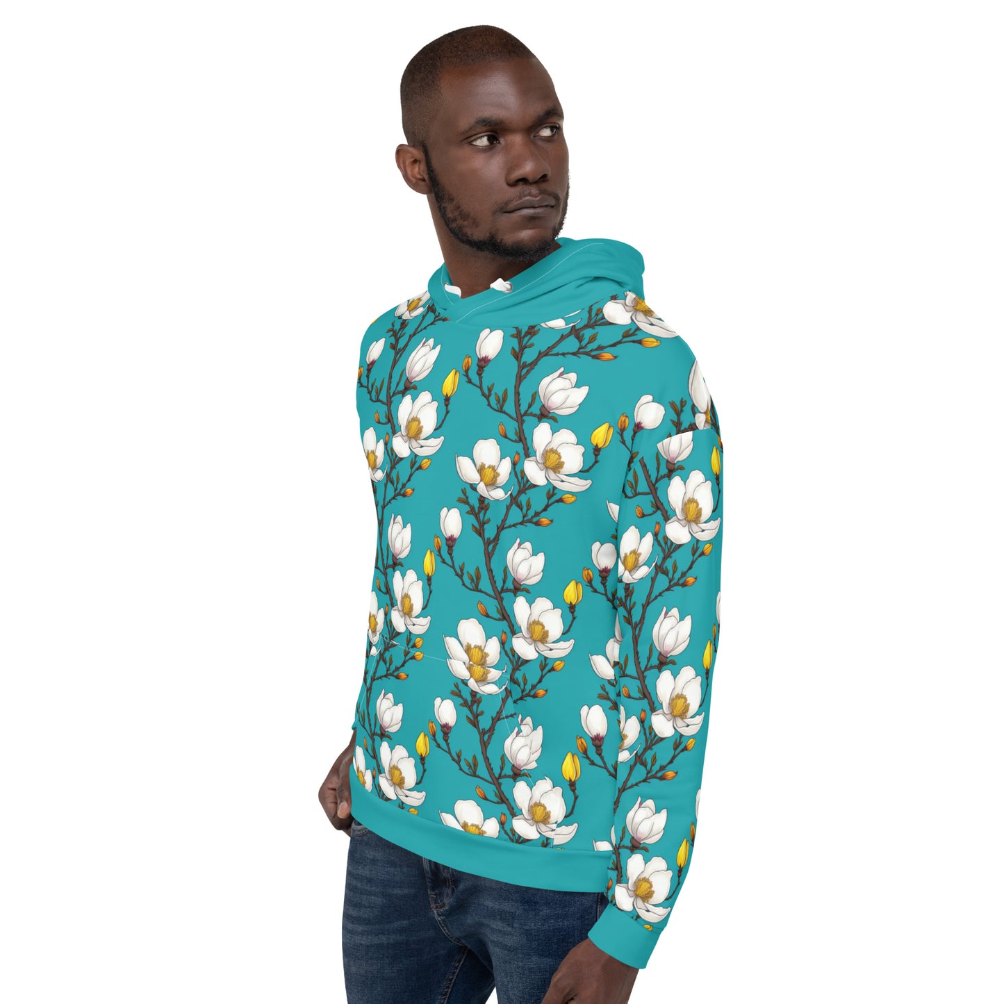Magnolia Blossoms Eco-Hoodie