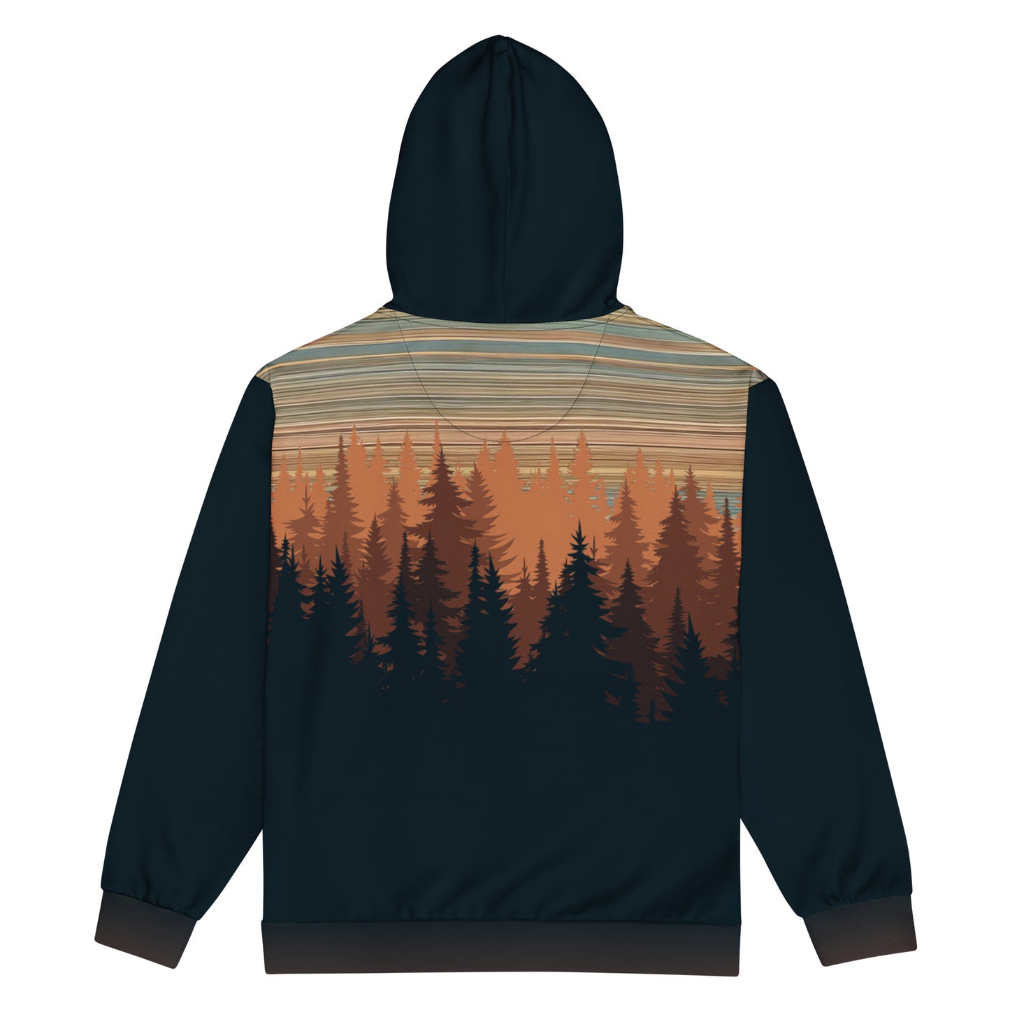 Fire Firs ZipUp Eco-Hoodie