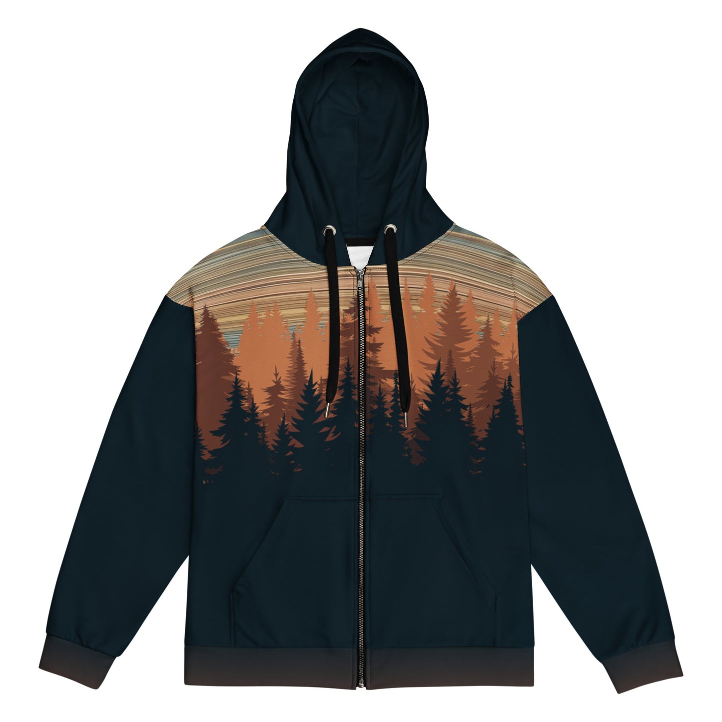 Fire Firs ZipUp Eco-Hoodie