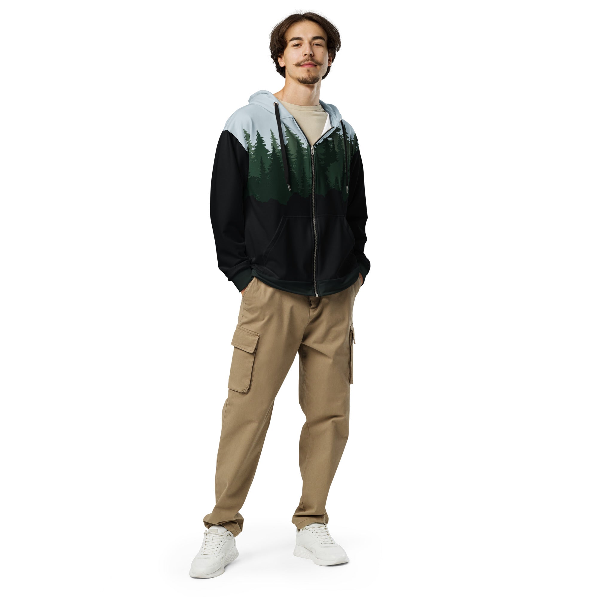 Pine Haven ZipUp Eco-Hoodie