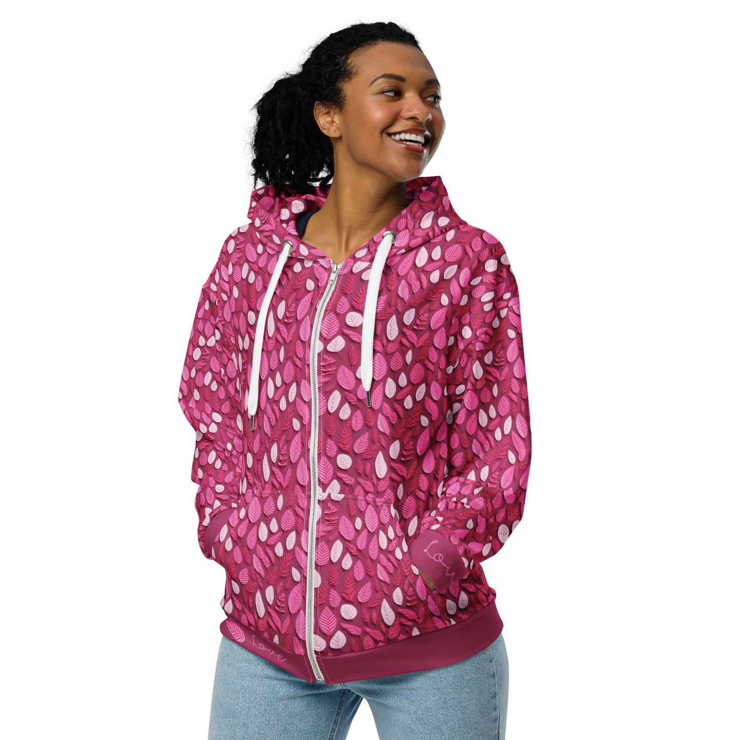 Dear Love ZipUp Eco-Hoodie