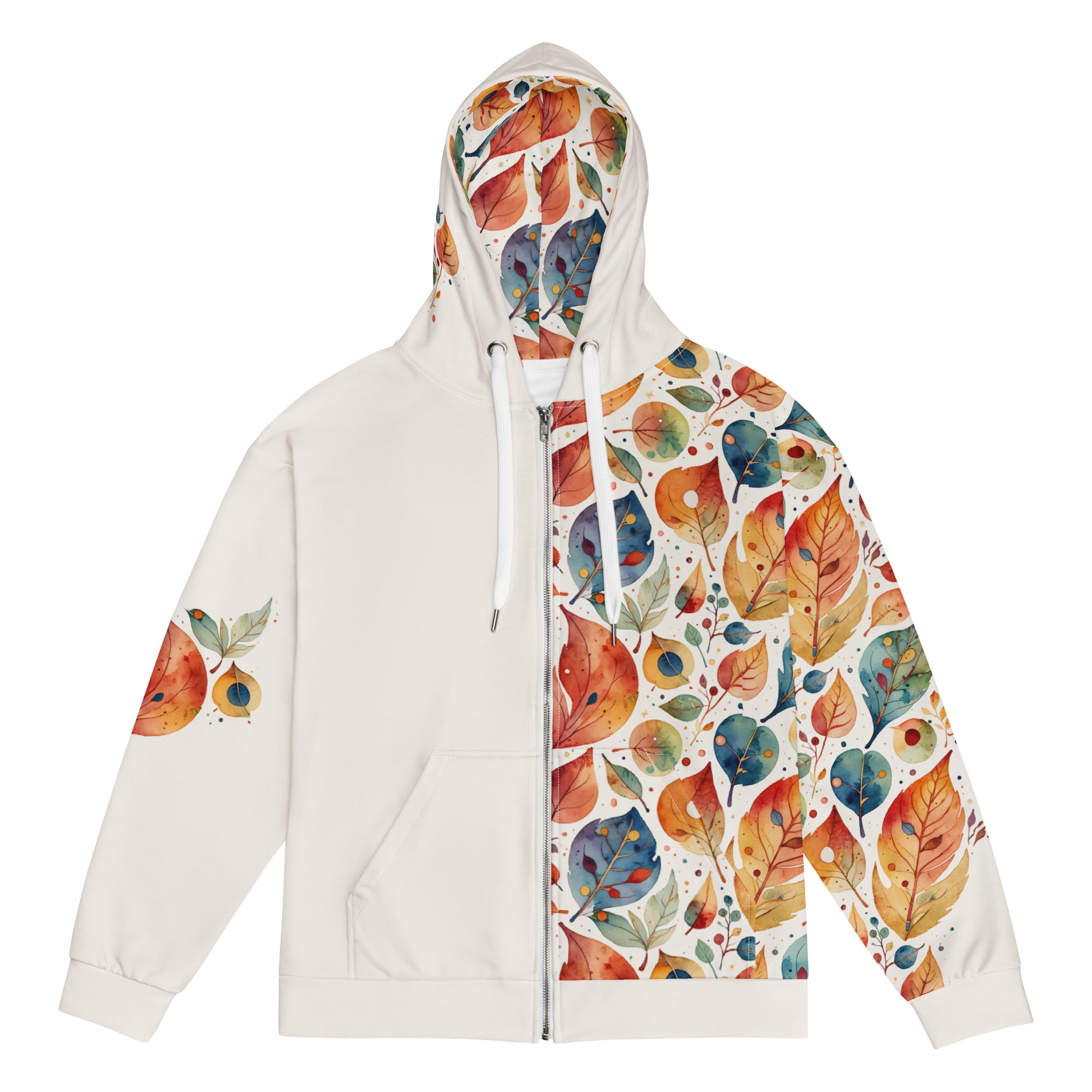 Autumn Blaze ZipUp Eco-Hoodie