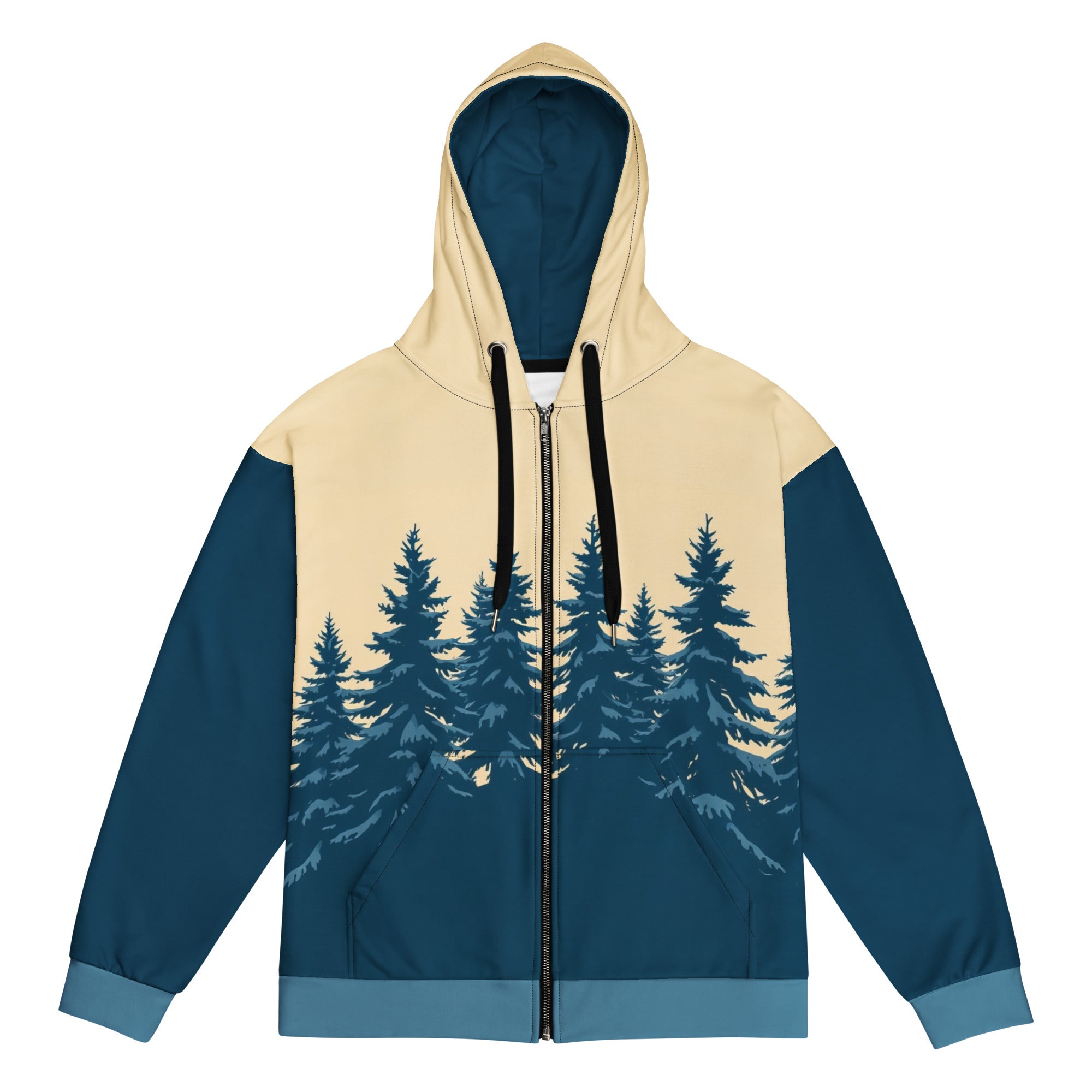 Pine Horizon ZipUp Eco-Hoodie