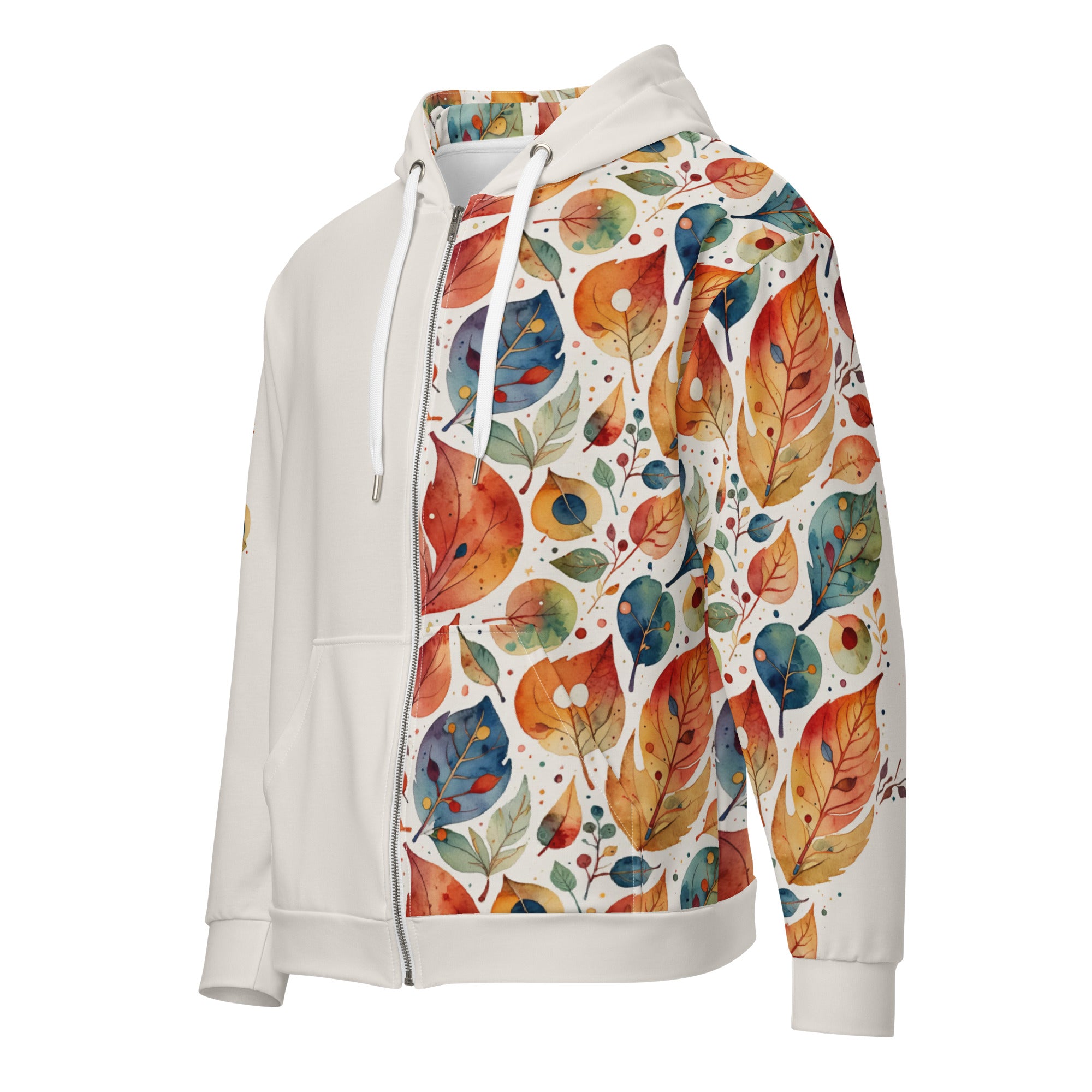 Autumn Blaze ZipUp Eco-Hoodie