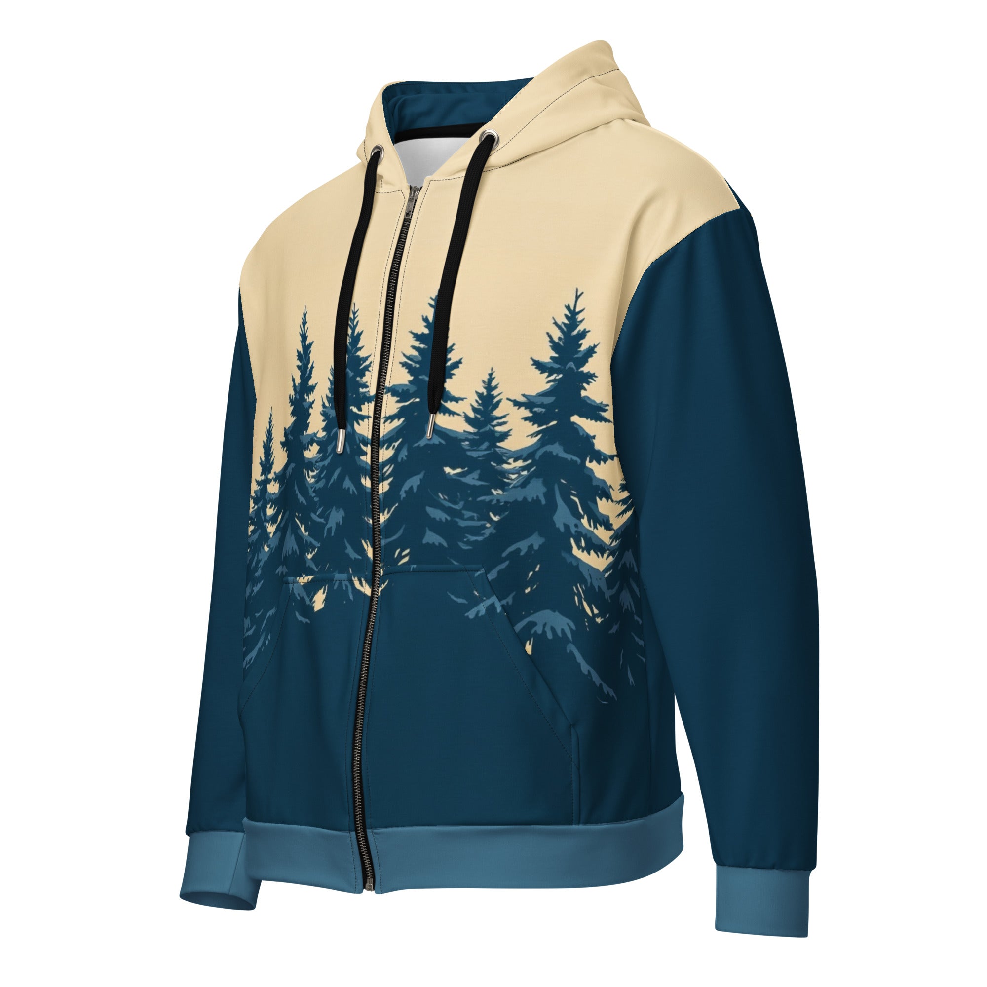 Pine Horizon ZipUp Eco-Hoodie