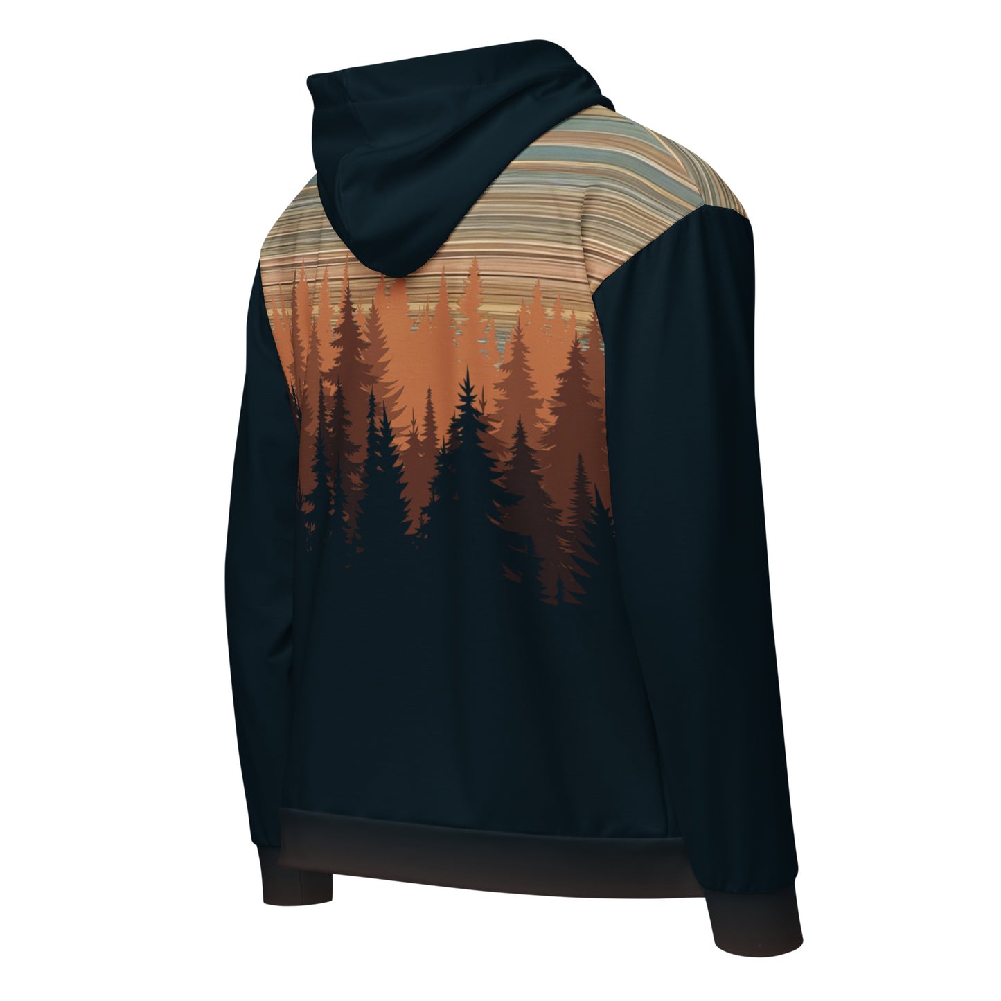 Fire Firs ZipUp Eco-Hoodie