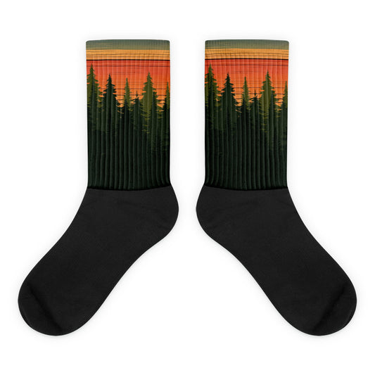 Alpine Sunset Socks
