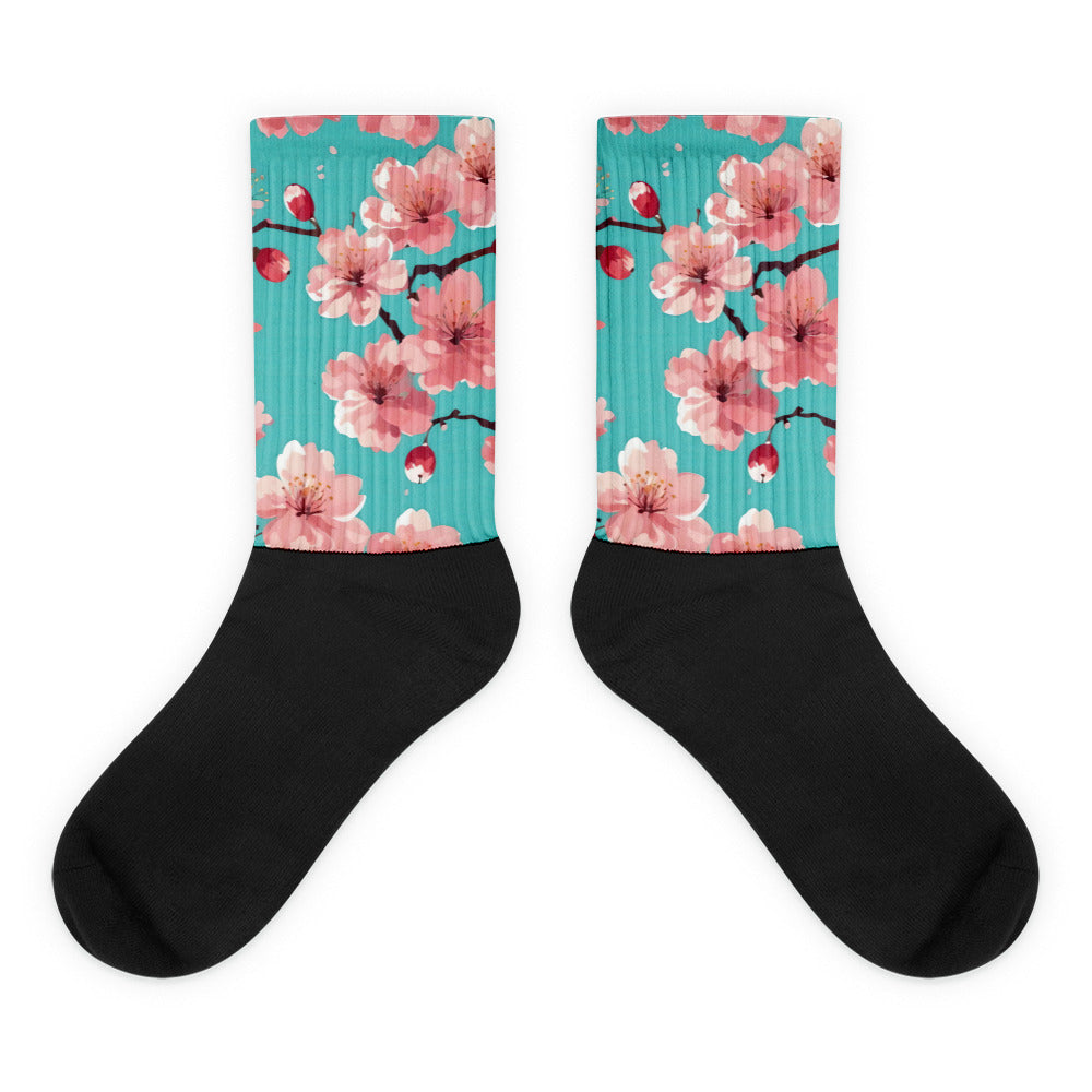 Pink Petals Socks