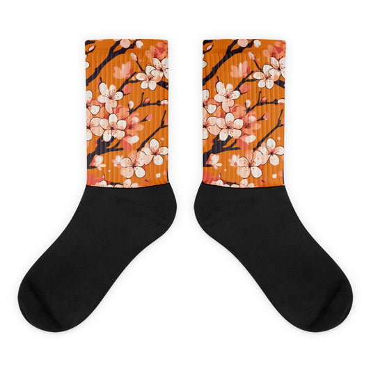Orange Bud Socks